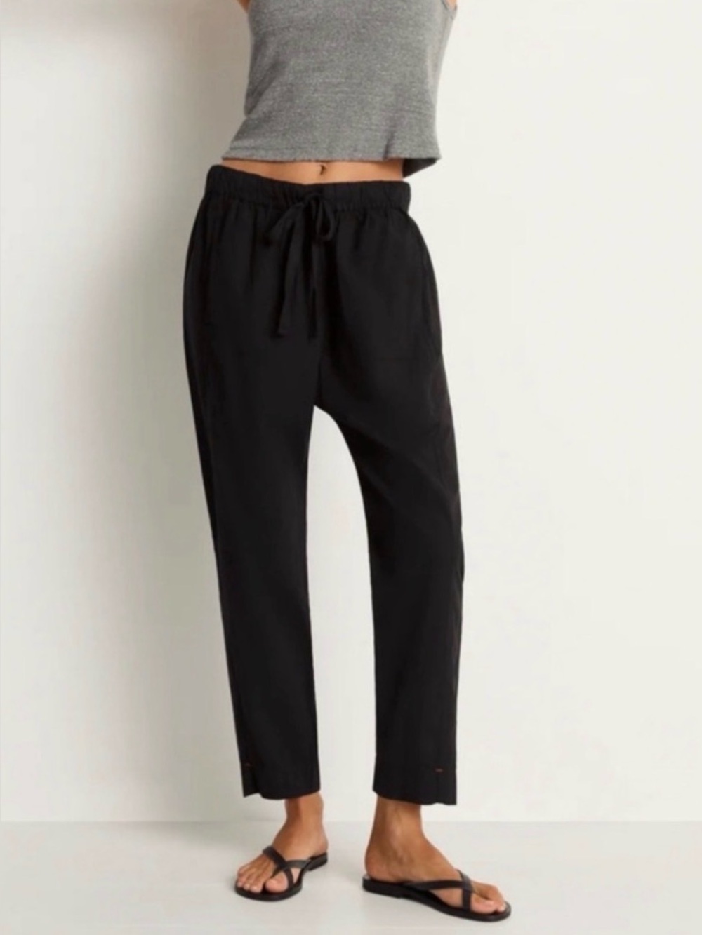 EUC•Xirena Black Draper Pants trousers lightweight jogger XL